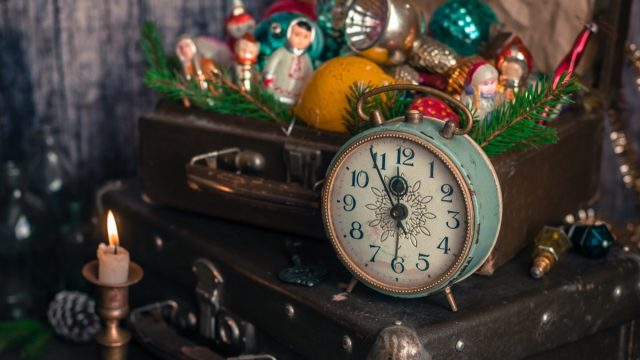 Retro Christmas display
