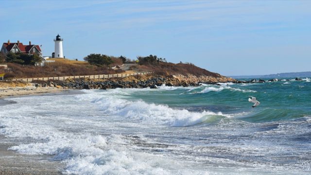 ocean and lighthouse