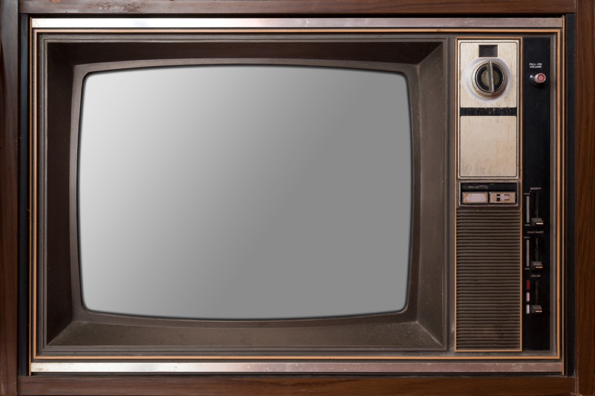 television set from the 1980s