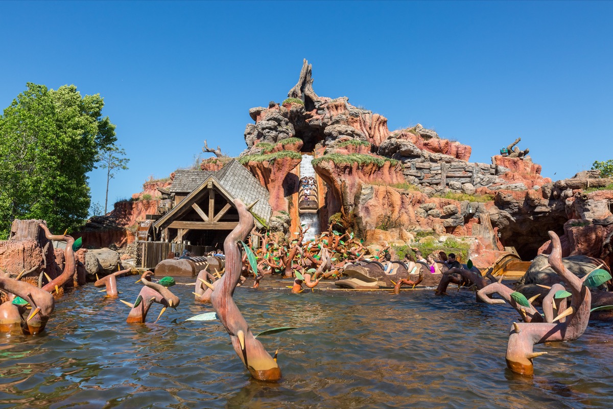 Splash Mountain ride Disney World