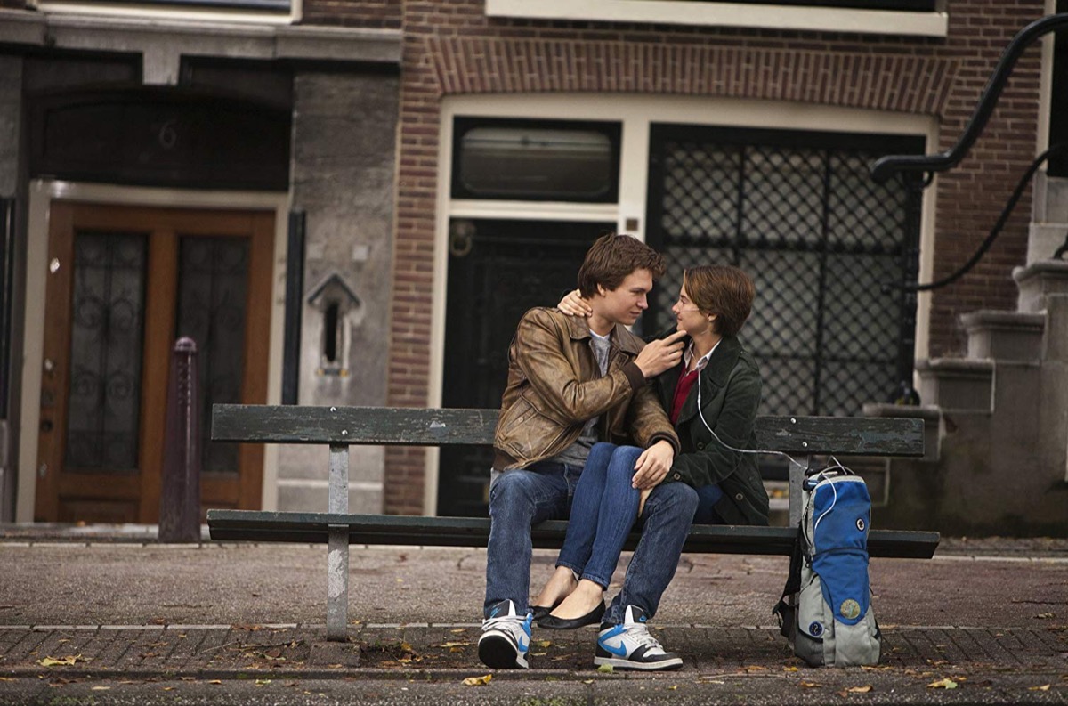 Ansel Elgort and Shailene Woodley in The Fault in Our Stars