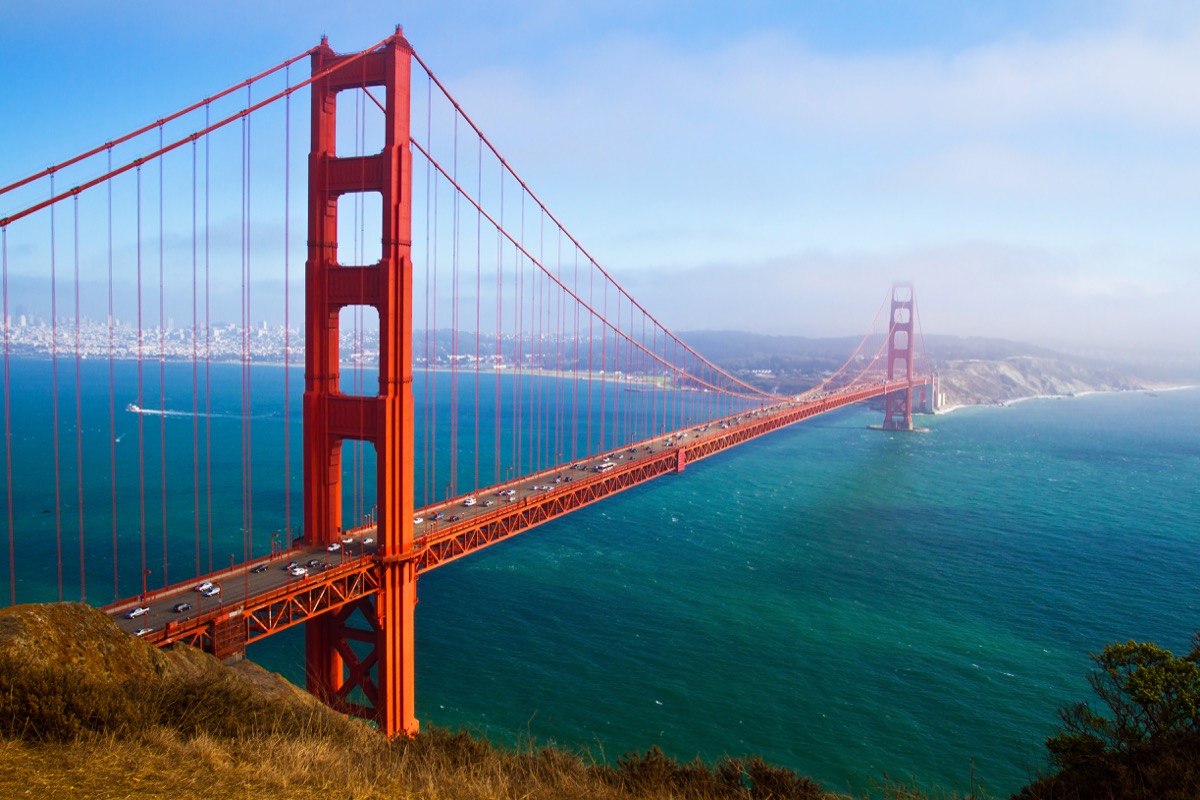 Golden Gate Bridge in San Fransisco