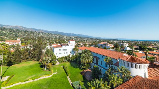 sunken gardens in santa barbara california