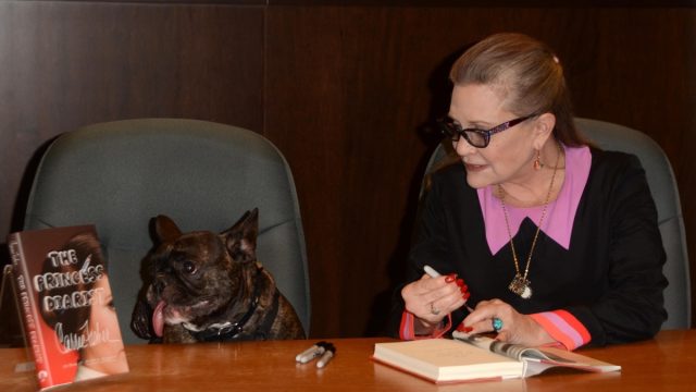 Carrie Fisher book signing
