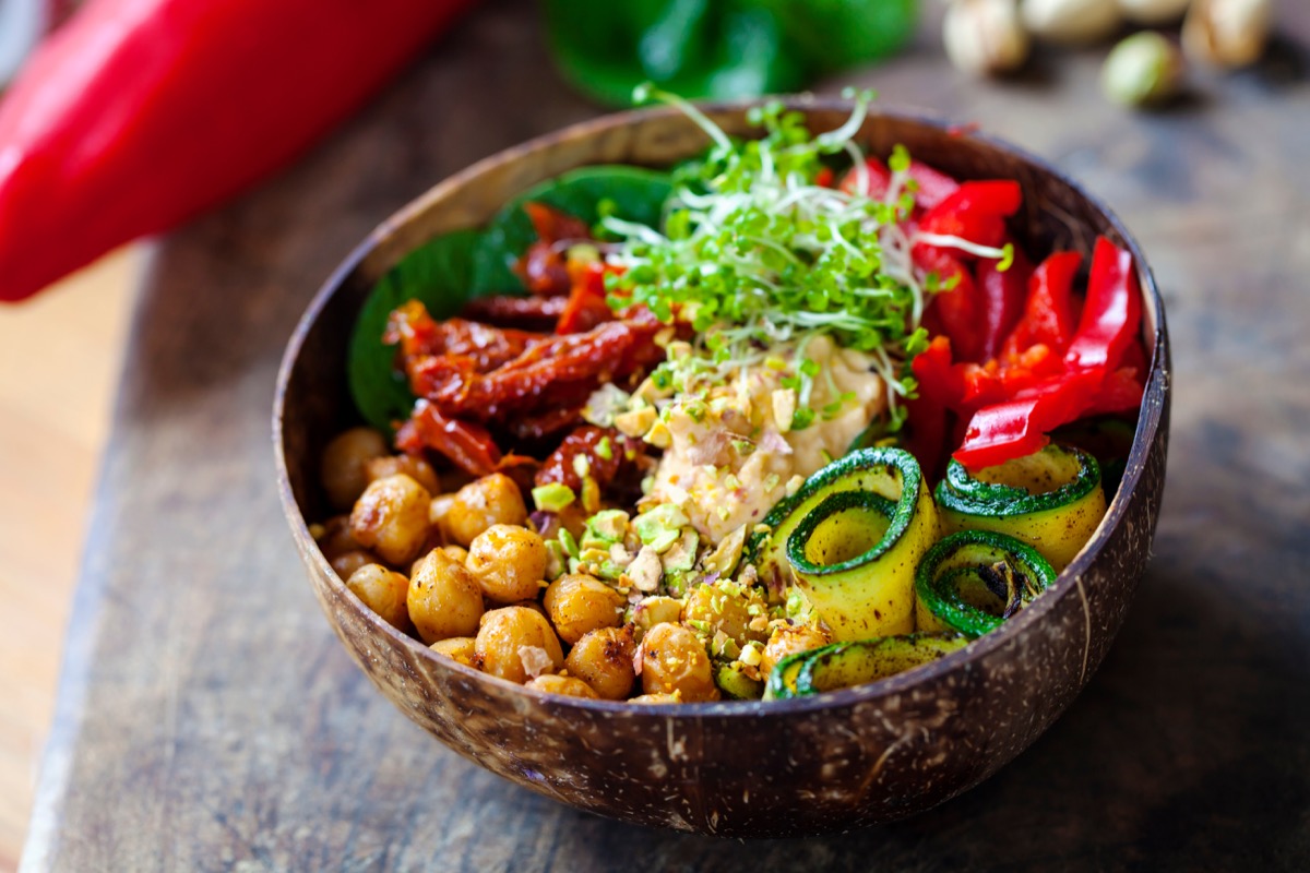 Plant based buddha bowl
