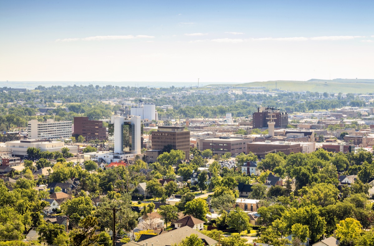Panorama of Rapid City, South Dakota