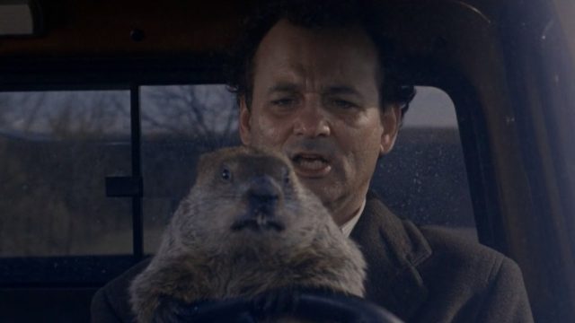Bill Murray in Groundhog Day