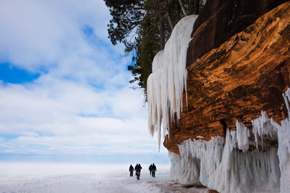 Apostle Islands National Lakeshore Ice Caves, Bayfield, Wisconsin