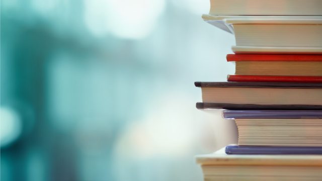 Stack of books to read