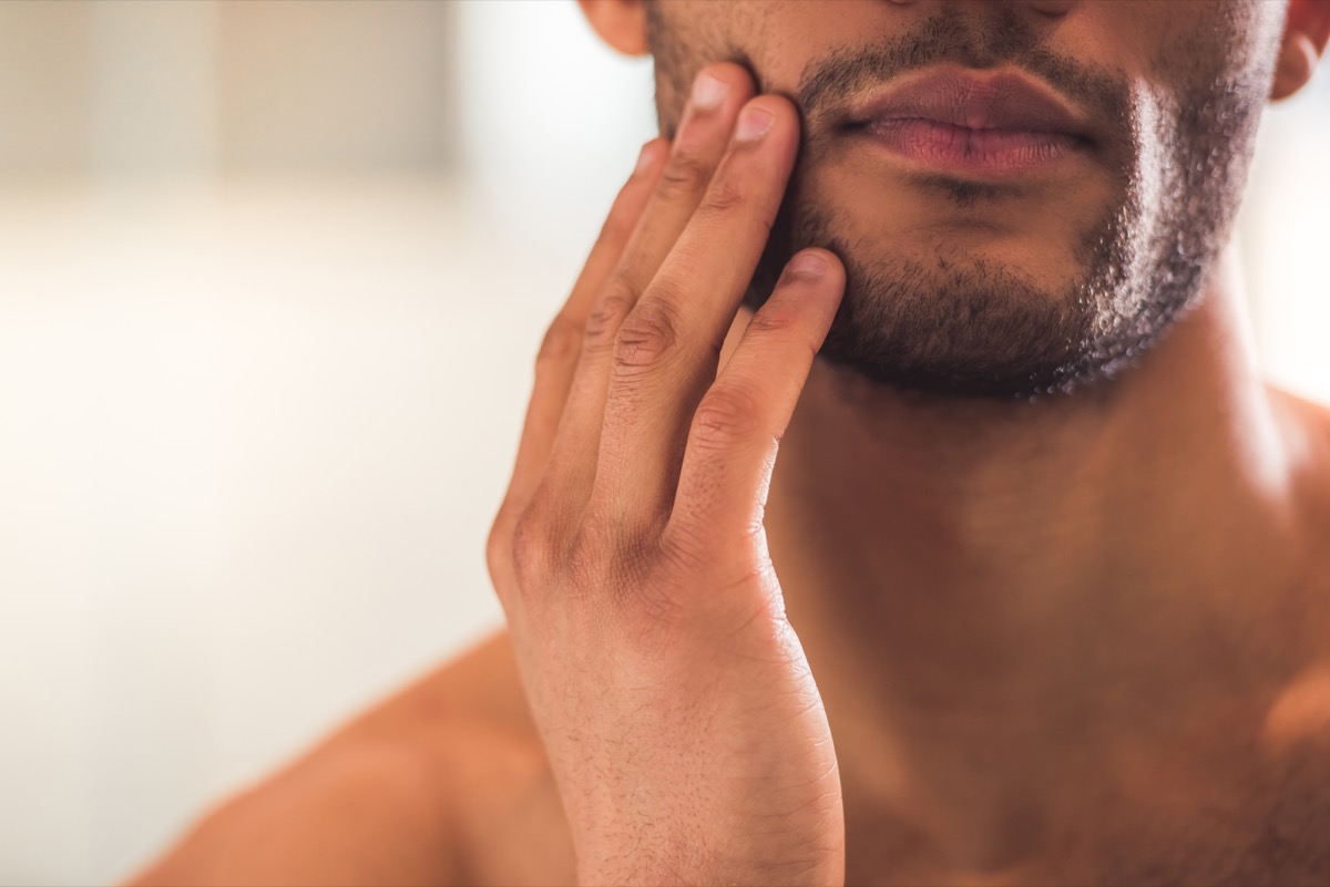 Man's skin