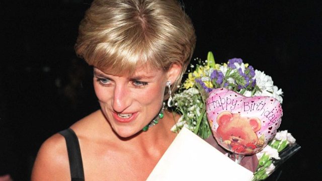 Princess Diana leaves Tate Gallery on her 36th birthday, July 1, 1997