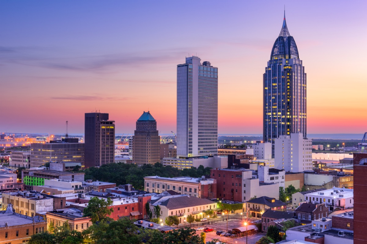 mobile alabama skyline
