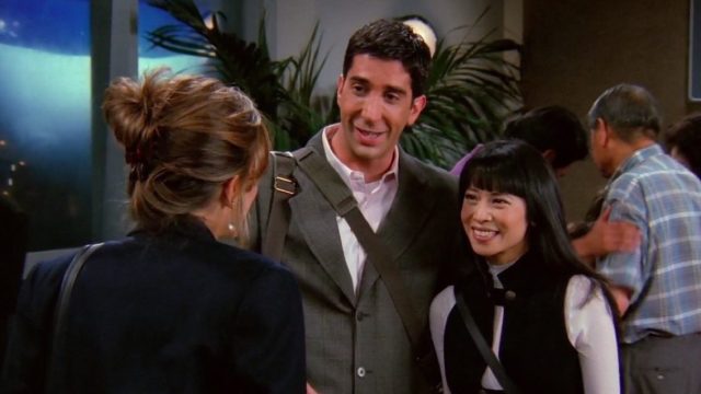 David Schwimmer and Lauren Tom on Friends