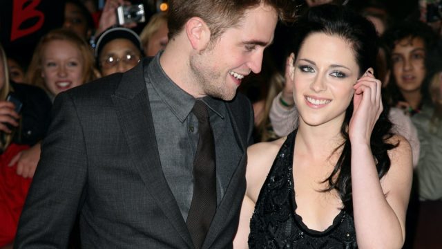 Robert Pattison and Kristen Stewart