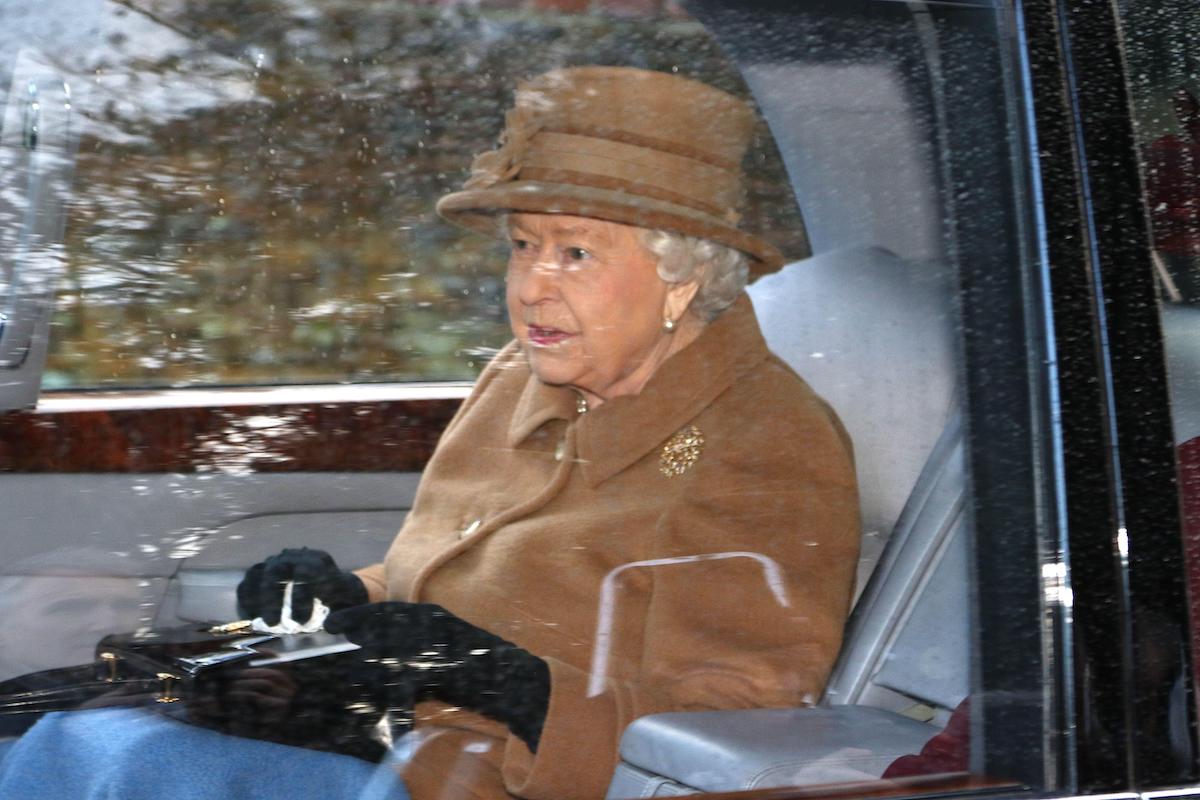 Queen Elizabeth II attends church, Sandringham, Norfolk, on January 12, 2020