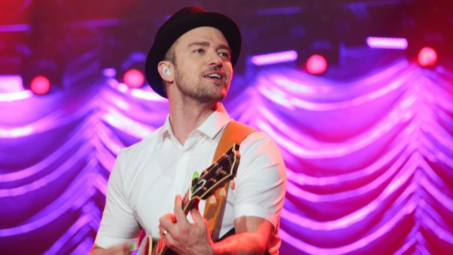 Justin Timberlake performing