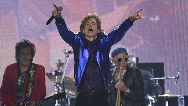 Rolling Stones performing in 2022