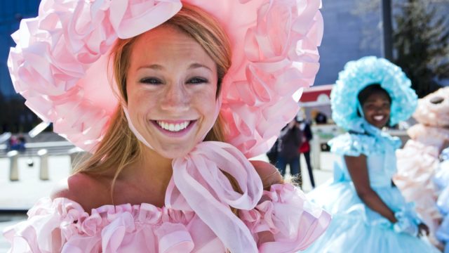 Southern belles in parade