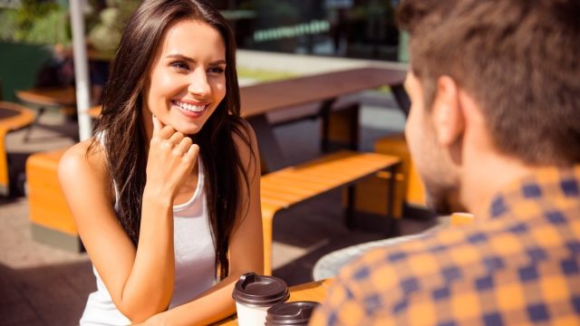 Couple on an outdoor date