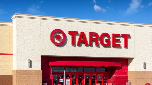 exterior entrance to target store