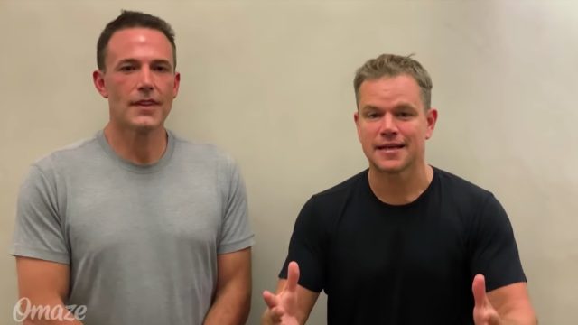 Matt Damon and Ben Affleck Omaze 2020