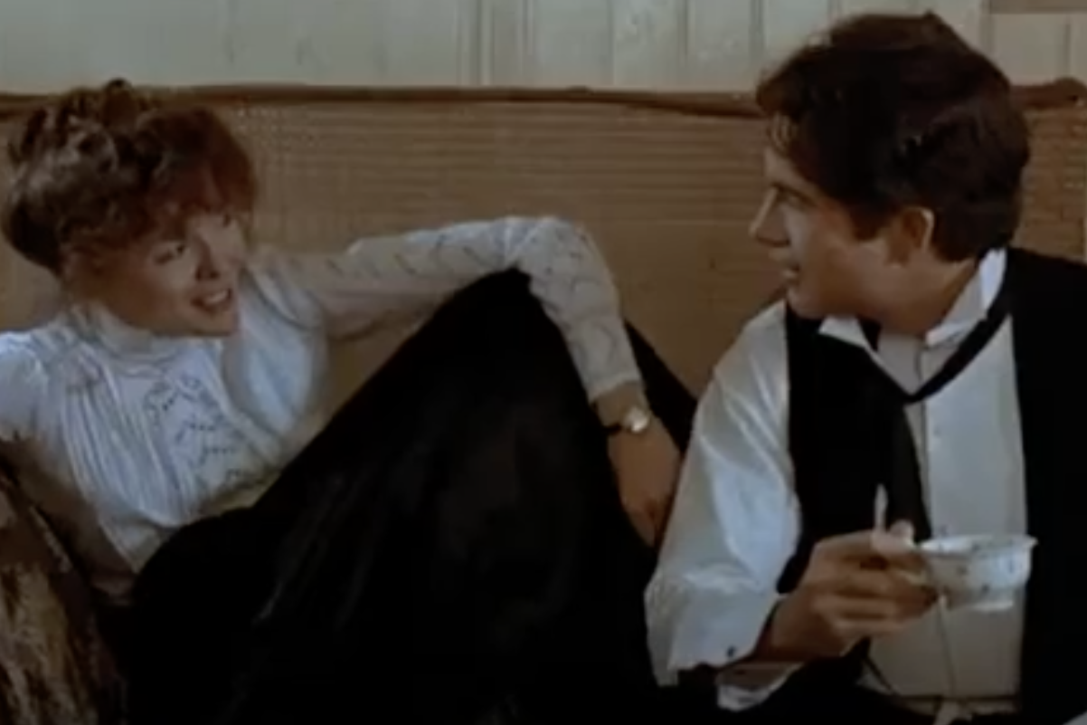 Dianne Keaton and Warren Beatty in "Reds" in 1981