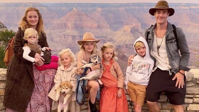 James van der beek family