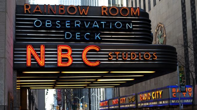 nbc studios rainbow room exterior marquis