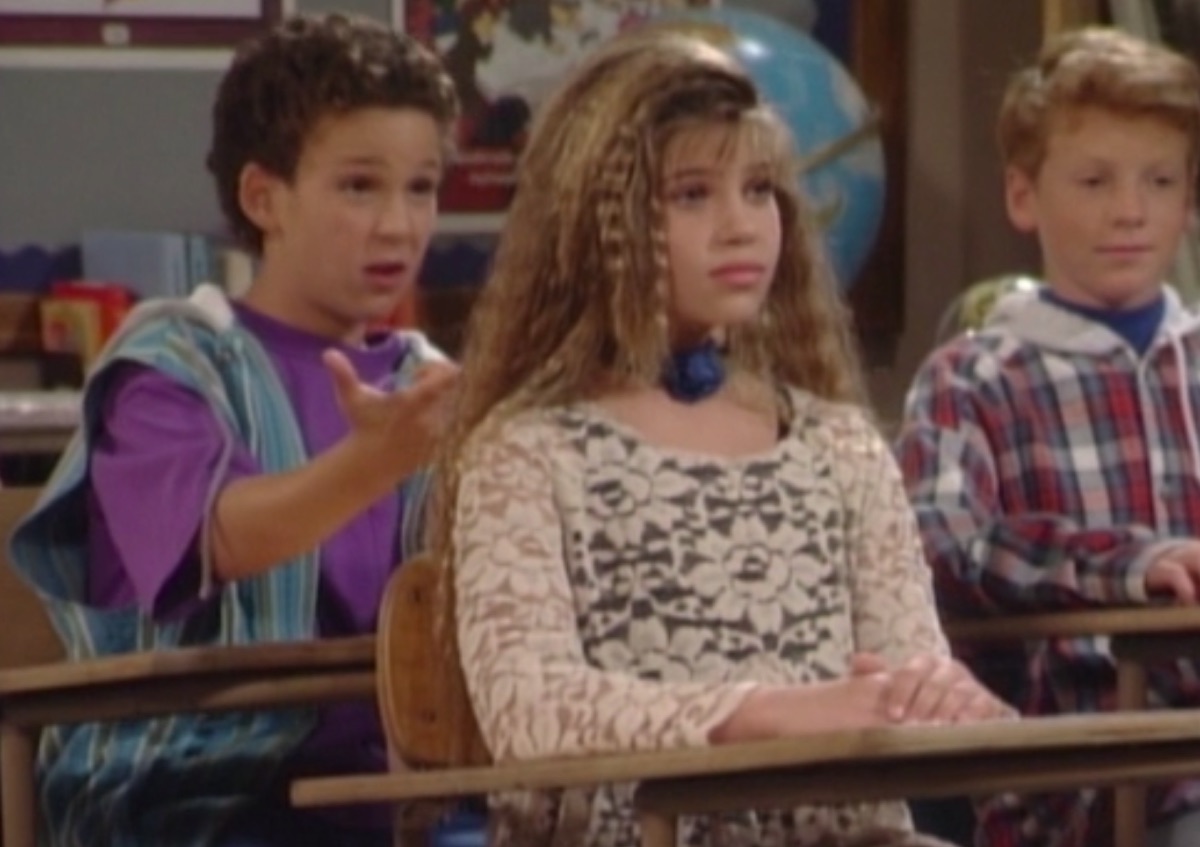 Ben Savage and Danielle Fishel in Boy Meets World
