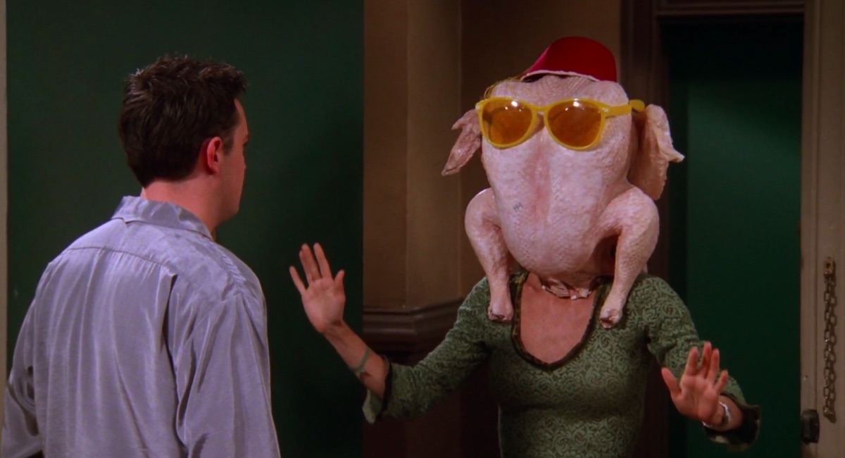 Still from the Friends episode "The One With All the Thanksgivings"