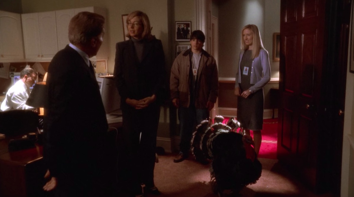 Still from The West Wing episode "Shibboleth"