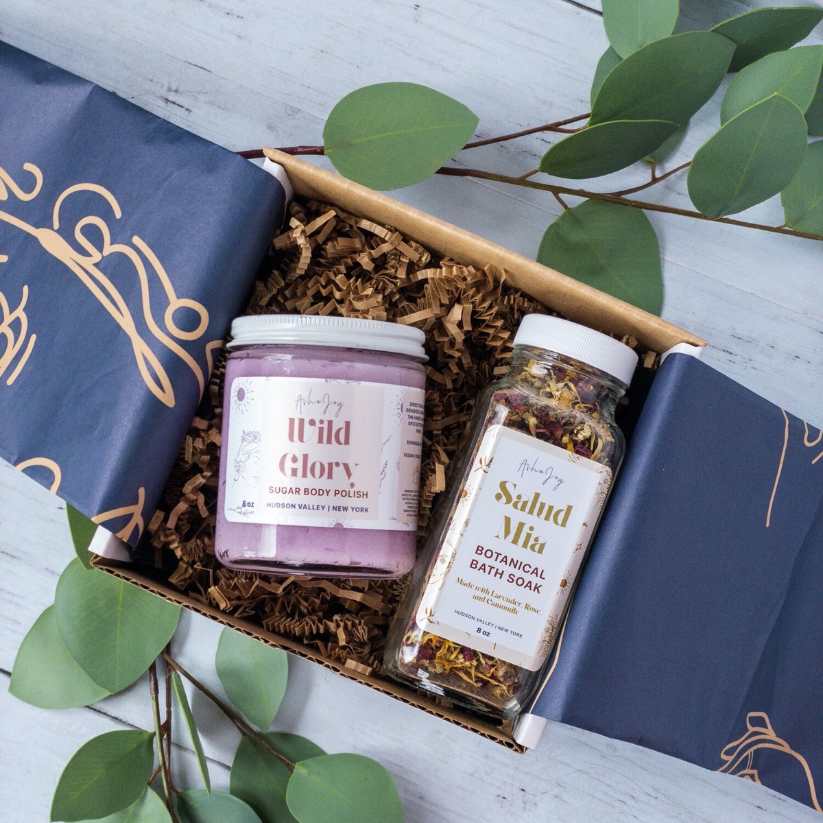 floral scrub and soak