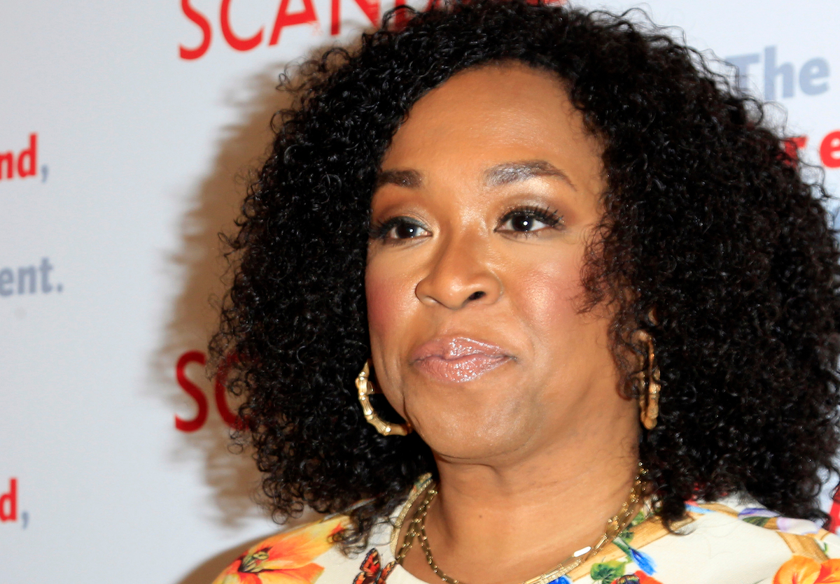 Shonda Rhimes at the The Actors Fund's "Scandal" Finale Live Stage Reading on the El Capitan Theater on April 19, 2018 in Los Angeles, CA