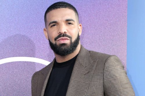 Drake at the premiere of "Eu