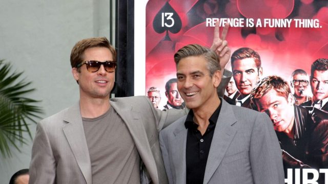 Brad Pitt and George Clooney