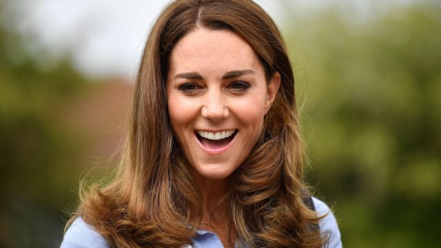 The Duchess of Cambridge arrives at the 12th Northolt Scout Group in Northolt, west London, to thank local cubs and beaver scouts for supporting young people and their families during lockdown.