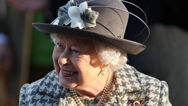 Queen Elizabeth leaves St. Mary the Virgin church in Hillington, near royal Sandringham estate, in Norfolk, Britain January 19, 2020.