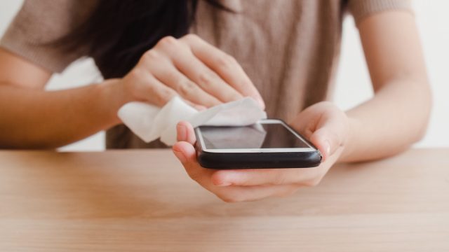 Wet phone