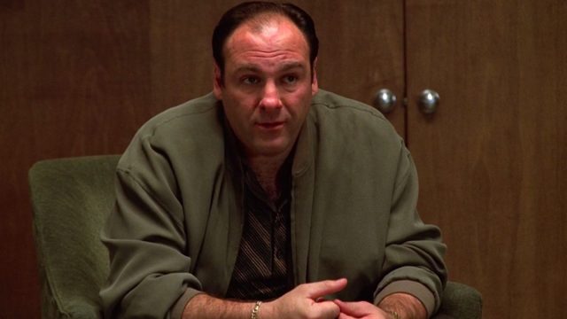 James Gandolfini in The Sopranos