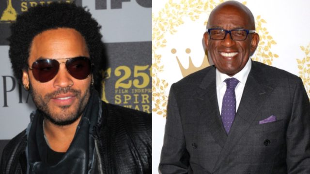 Lenny Kravitz and Al Roker