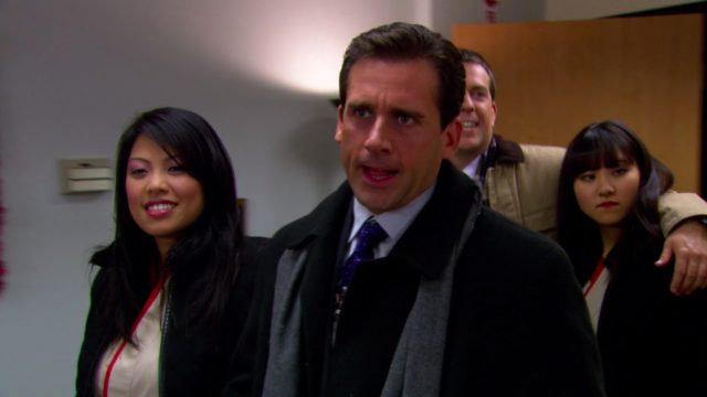 Still from The Office Benihana Christmas episode