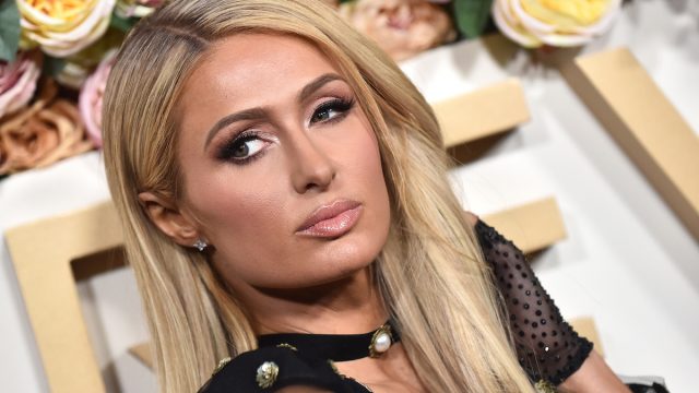 Paris Hilton arrives for the 2019 REVOLVE Awards on November 15, 2019 in Los Angeles, CA