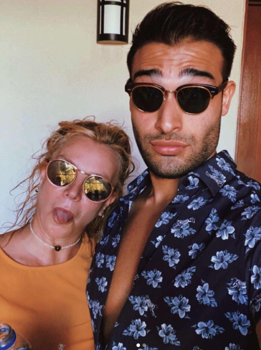 Britney Spears Sam Asghari instagram