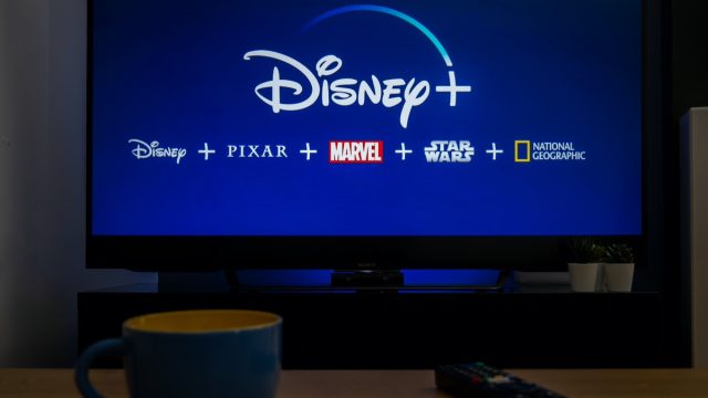 Disney+ Logo on TV