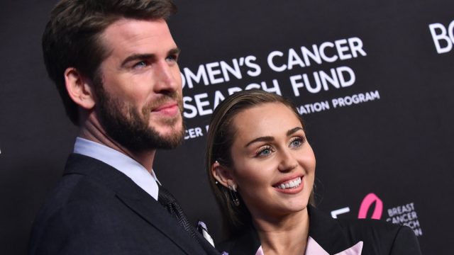 Liam Hemsworth and Miley Cyrus