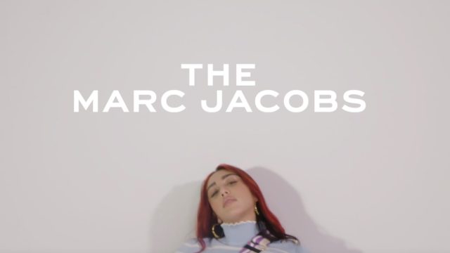 Lourdes Leon modeling for Marc Jacobs