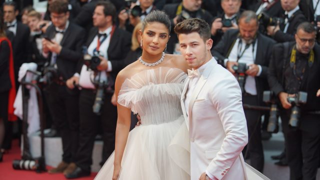 Priyanka Chopra and Nick Jonas at the Cannes Film Festival in 2019