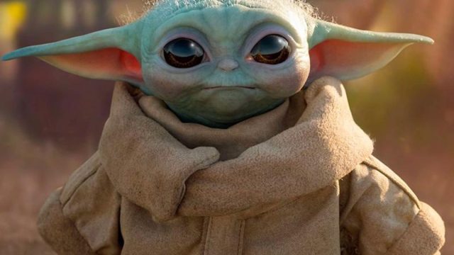baby yoda on the mandalorian