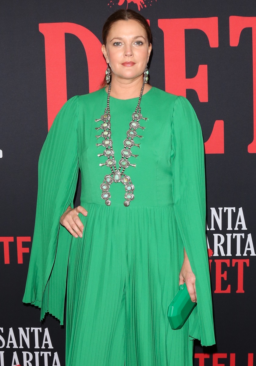 Drew Barrymore at the season 3 premiere of "Santa Clarita Diet"