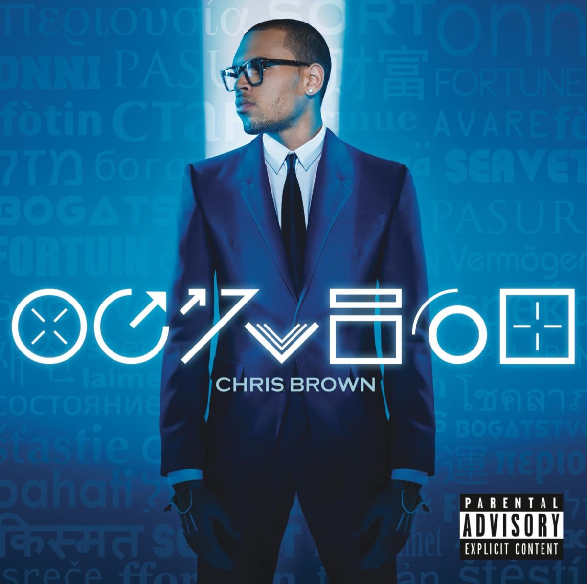 The album cover of "Fortune" by Chris Brown